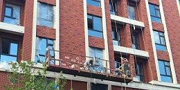 外墙仿文化砖涂料施工工艺