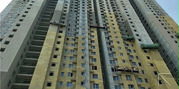 外墙保温施工岩棉保温粘贴效果图