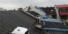 中核LEAC在高层住宅小区屋面的维修实例