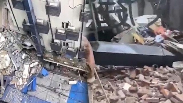 武汉酒店大楼坍塌